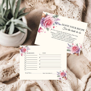 Carte Conseil Demande de recette de glace pour la mariée