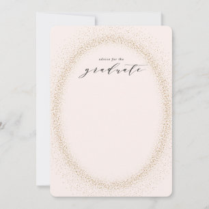 Carte Conseil Étincelle Graduation Mots de sagesse Conseils Cart