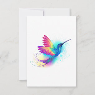 Carte Conseil Exotic Rainbow Hummingbird