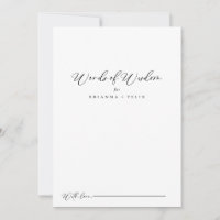 Idyllique calligraphie Mariage Mots de sagesse