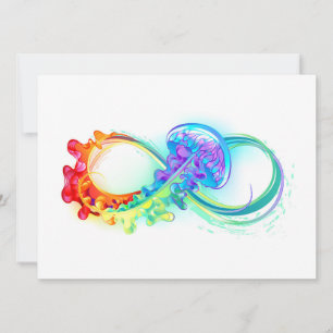 Carte Conseil Infinity avec Rainbow Jellyfish