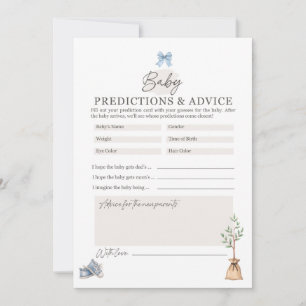 Carte Conseil Little Sprout Baby shower Game