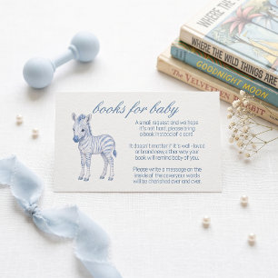 Carte Conseil Livres de bain de bébé Safari Baby Blue pour bébé