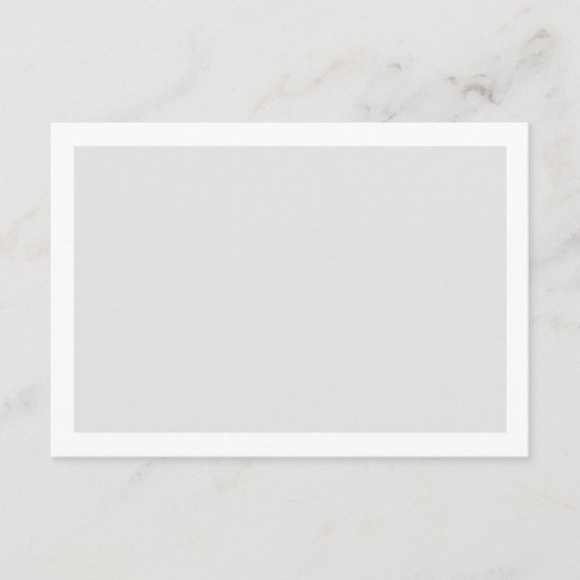 Carte Conseil Mariage couleur personnalisée vide (Devant)