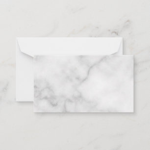 Carte Conseil Mariage Marbre blanc vide