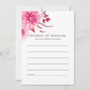 Carte Conseil Marsala - Bourgogne et Broussaillée Conseils nupti