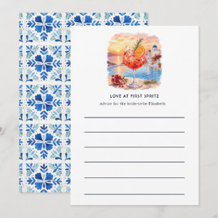 Carte Conseil Mykonos Amour au Premier Spritz Grèce Enterrement