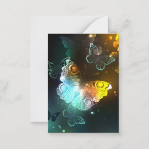 Carte Conseil Papillon lumineux et papillons de nuit