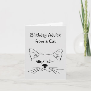 Carte Conseil pour l'anniversaire du Humour animalier de