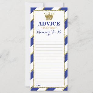 Carte conseil pour Maman-To-Be, Baby shower, 25 Pa