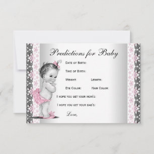 Carte Conseil Prédictions et conseils pour les parents Baby show