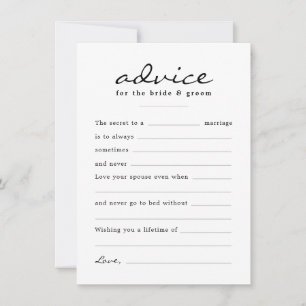 Carte Conseil Remplissez le jour de mariage floral de l'aquarell