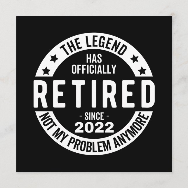 Carte Conseil Retired 2022 (Devant)