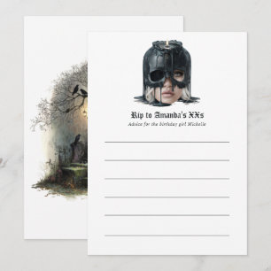Carte Conseil "RIP à mon âge ___" Anniversaire gothique