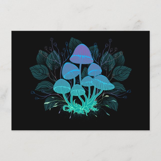 Carte Conseil Toadstools in Bushes (Devant)