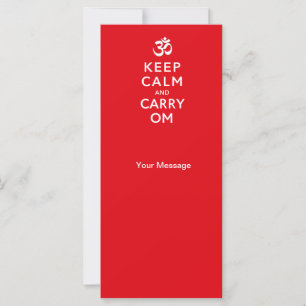 Carte Conserver le calme et porter la motivation
