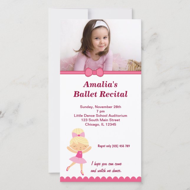 Carte Considérant Ballet (Devant)