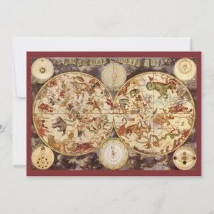 Carte Constellations, Astronomie Vintage, Frederik de Wi