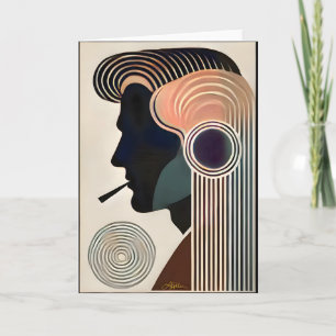 Carte Contemplation Art Moderne Du Milieu Du Siècle