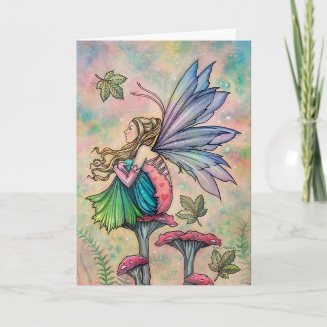 Carte Contemplation calme Art fée par Molly Harrison (Devant)