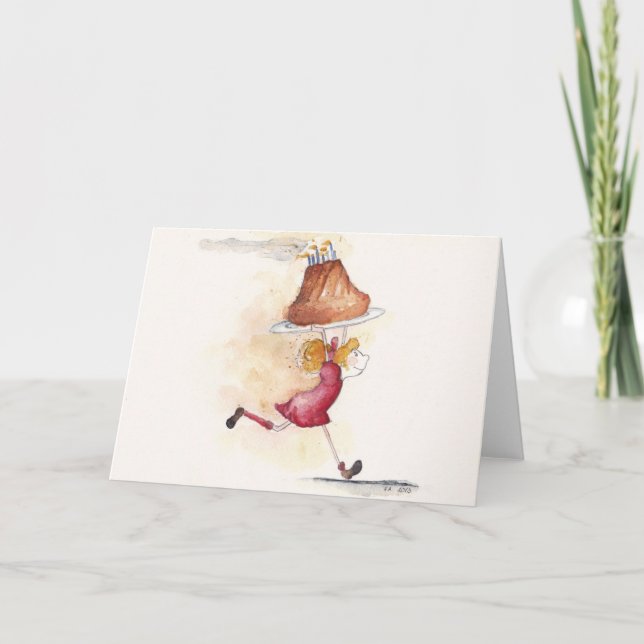 Carte Content birthday (Devant)