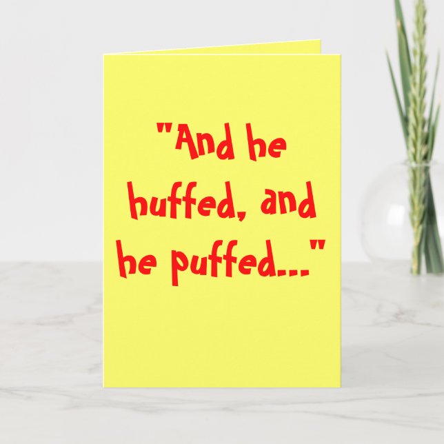 Carte Contes de fées de bonhomme (Devant)