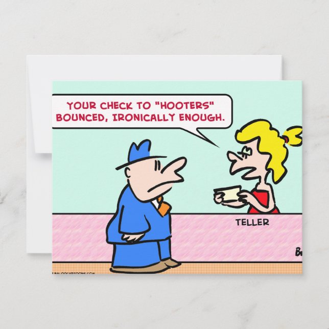 Carte contrôle des hooters rebondi (Devant)