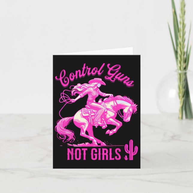 Carte Contrôler les armes et non les filles Droits de re (Devant)