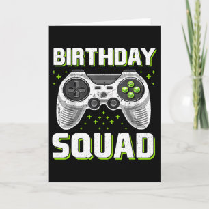 Carte Contrôleur De Jeu Vidéo D'Anniversaire Pour Gamer 