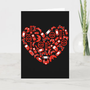 Carte Contrôleur de jeu vidéo pour la Saint-Valentin pou