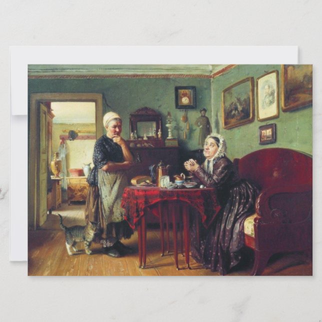 Carte Conversation des ménages (par Konstantin Makovsky) (Devant)