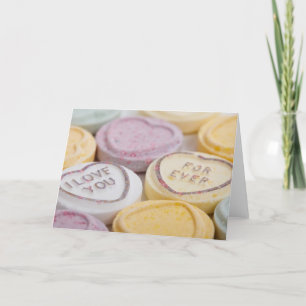 Carte Conversation hearts candy I Love You Forever photo