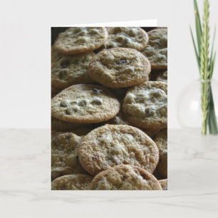 Carte Cookies de chips au chocolat