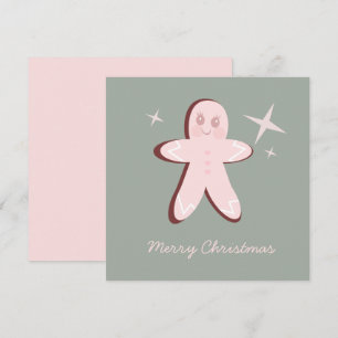 Carte Cookies en pain d'épice rétro Noël Super