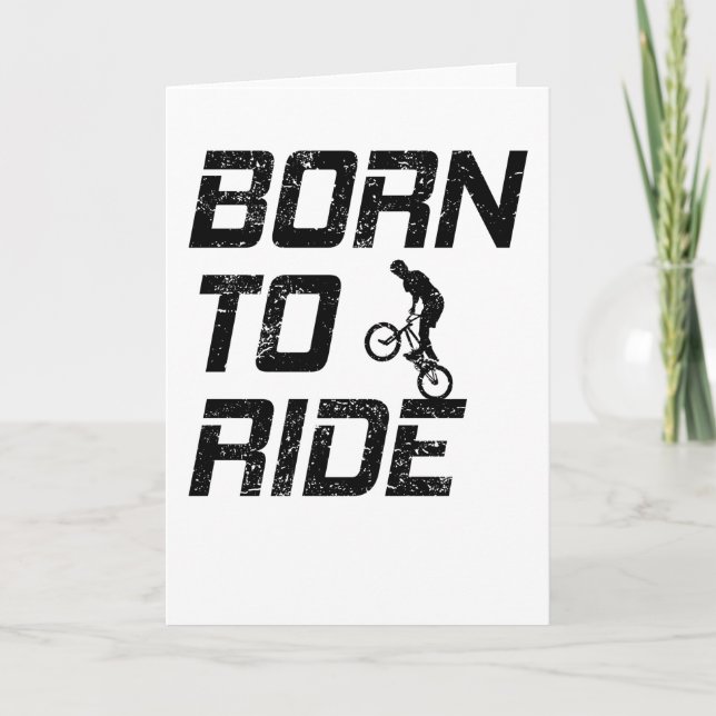 Carte Cool-cadeau BMX Vélo Freestyle Sport (Devant)