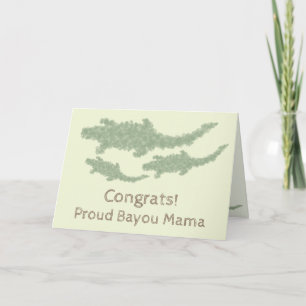 Carte Cool Camo Alligators - transparent.