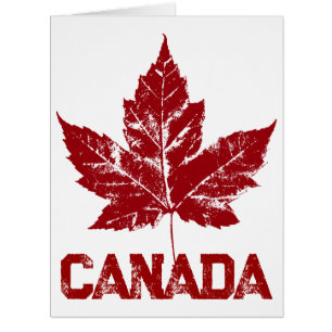 Carte cool Canada Carte de voeux pour drapeau cana