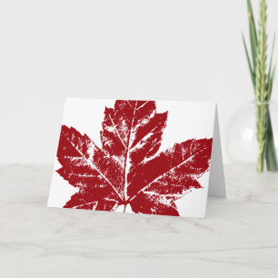 Carte cool Canada Carte de voeux pour drapeau cana