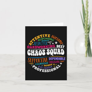 Carte Coordonnateur de l'équipe du Chaos super Funky Pre