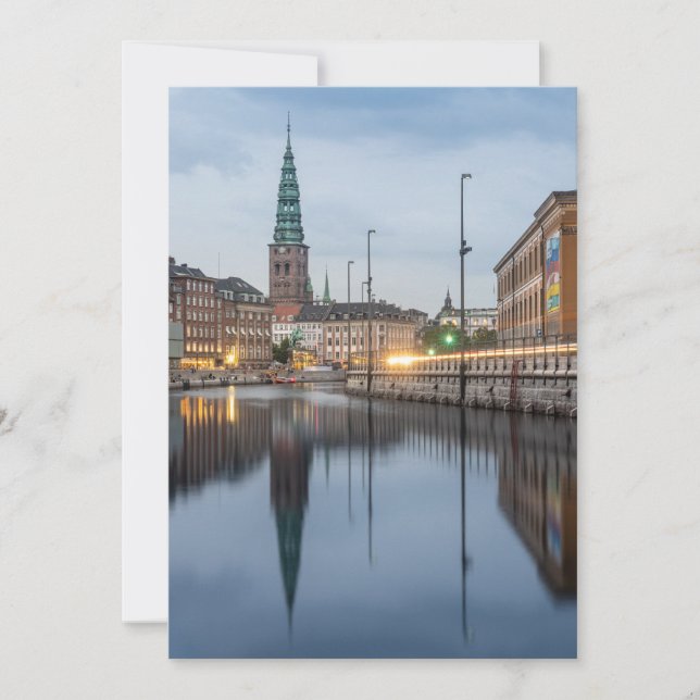 Carte Copenhague Danemark (Devant)