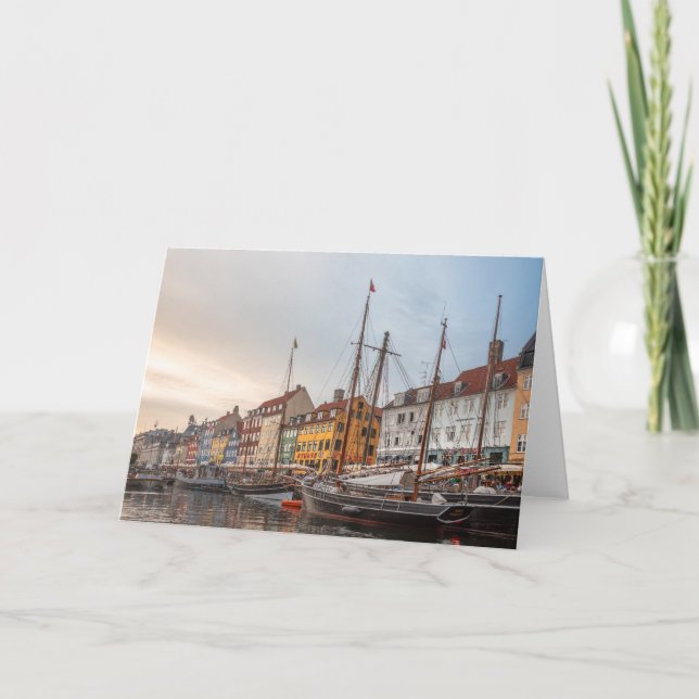 Carte Copenhague Danemark (Devant)