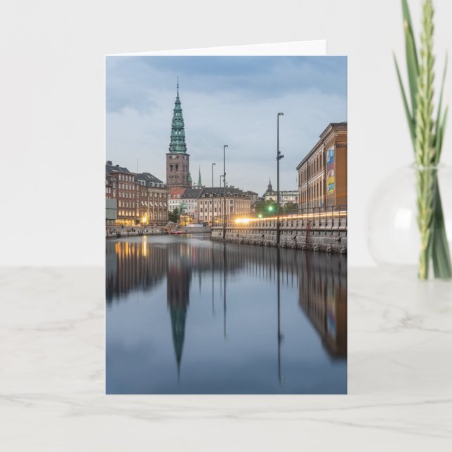Carte Copenhague Danemark (Devant)