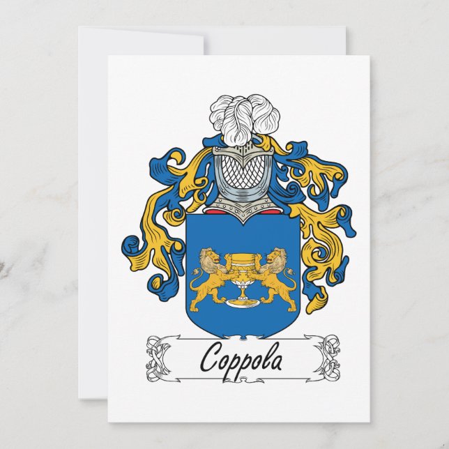 Carte Coppola Family Crest (Devant)