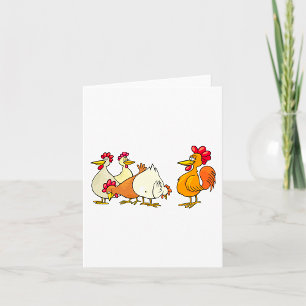 Carte Coq Et Poules