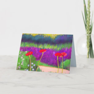 Carte Coquelicots dans Millenium Park Chicago