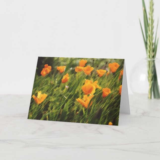 Carte Coquelicots de Californie 01 (Devant)