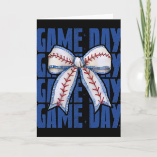Carte Coquette Bow Game Day Sell Softll Heart Love Mom L