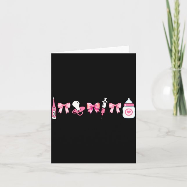 Carte Coquette Mother Baby Mbu Nurse Stpartum Rn Christm (Devant)