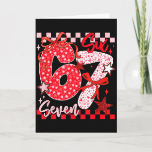 Carte Coquette Valentine 67 Six Seven Préparatoire Cœur
