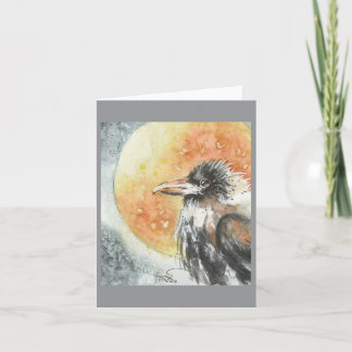 Carte Corbeau de minuit par Sherry